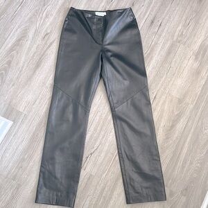 Vintage White House Back Market classic black leather pants